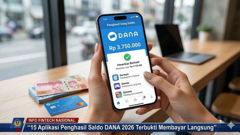15 Aplikasi Penghasil Saldo DANA 2026 Terbukti Membayar Langsung