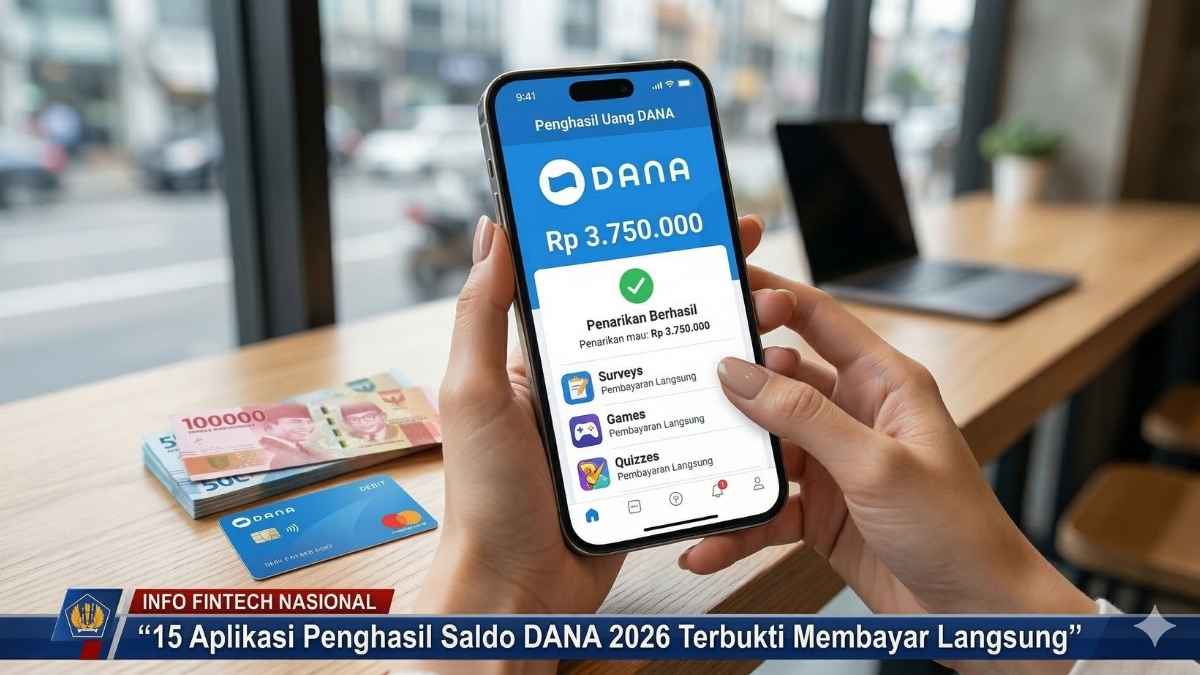 15 Aplikasi Penghasil Saldo DANA 2026 Terbukti Membayar Langsung