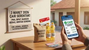 3 Bansos Maret 2026 Cair Serentak! Cek Jadwal, Nominal dan Status Penerima