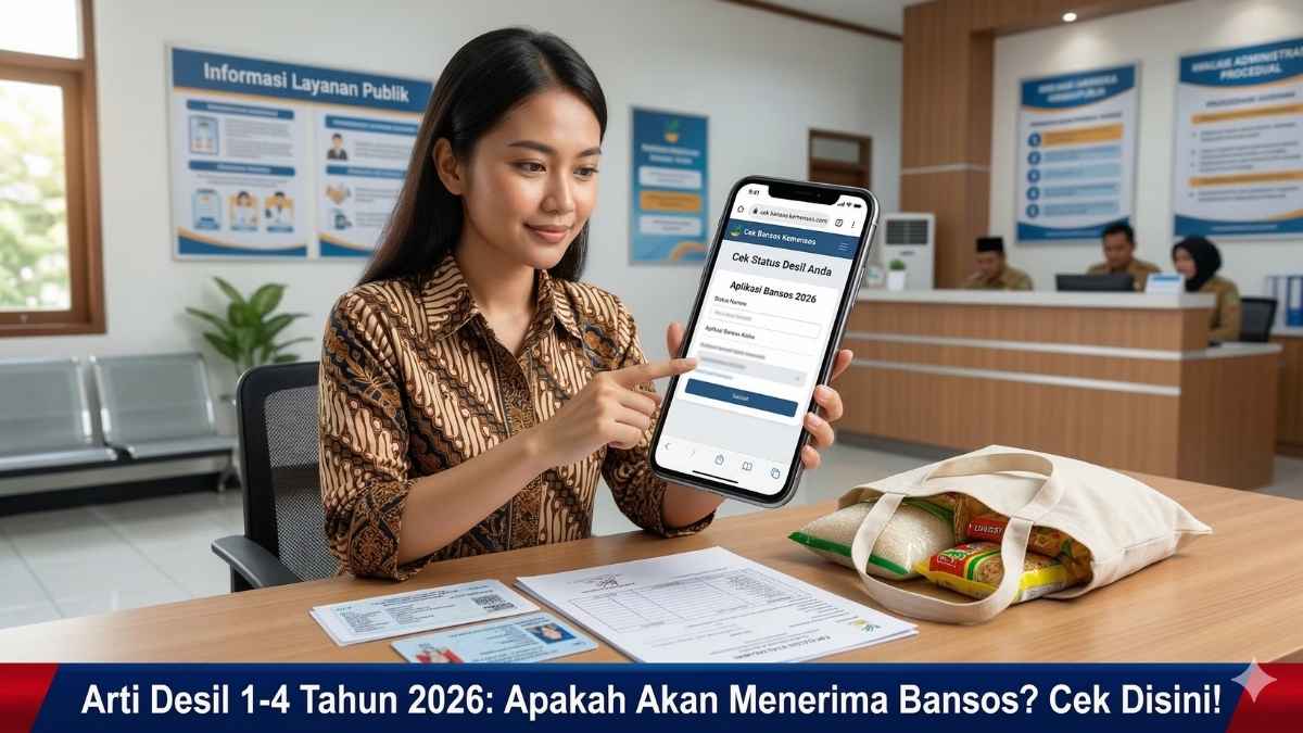 Arti Desil 1-4 Tahun 2026: Apakah Akan Menerima Bansos? Cek Disini!