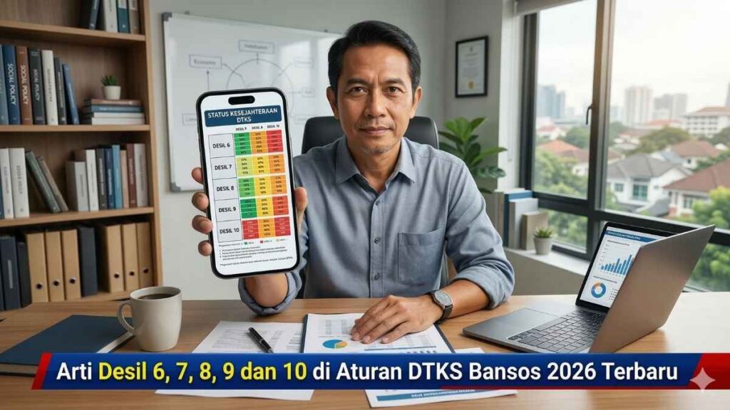 Arti Desil 6, 7, 8, 9 dan 10 di Aturan DTKS Bansos 2026 Terbaru