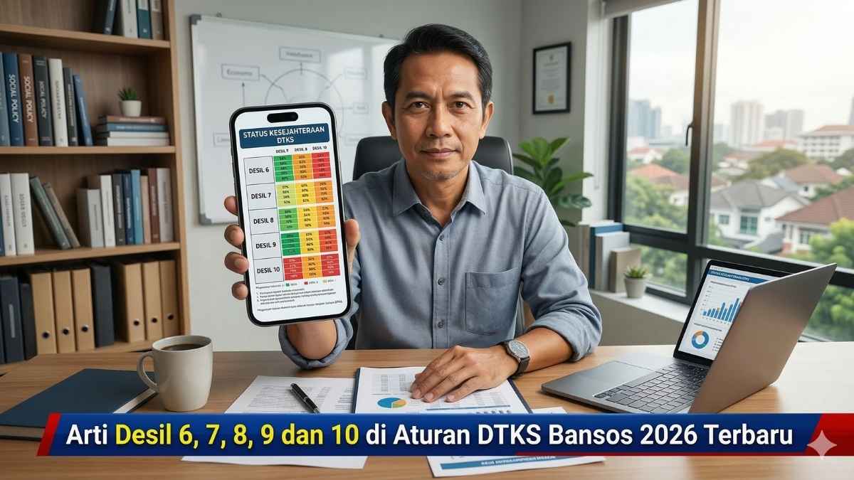 Arti Desil 6, 7, 8, 9 dan 10 di Aturan DTKS Bansos 2026 Terbaru