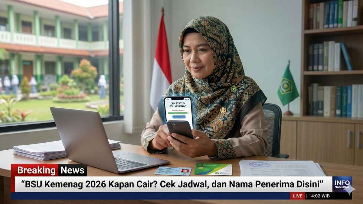 BSU Kemenag 2026 Kapan Cair? Cek Jadwal, dan Nama Penerima Disini