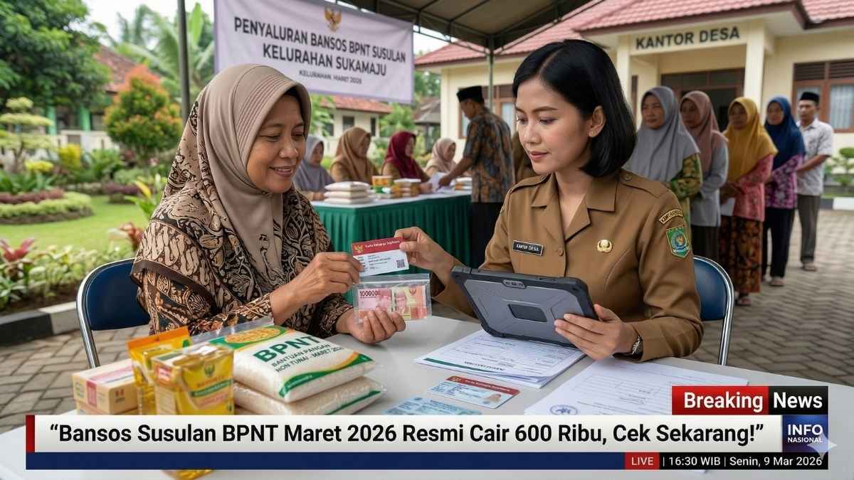 Bansos Susulan BPNT Maret 2026 Resmi Cair 600 Ribu, Cek Sekarang!