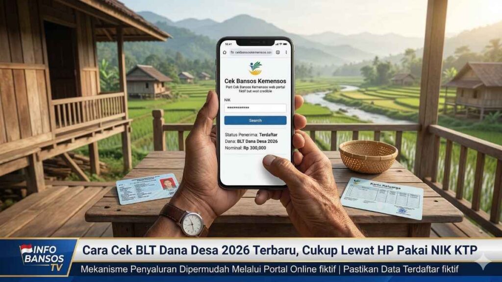 Cara Cek BLT Dana Desa 2026 Terbaru, Cukup Lewat HP Pakai NIK KTP