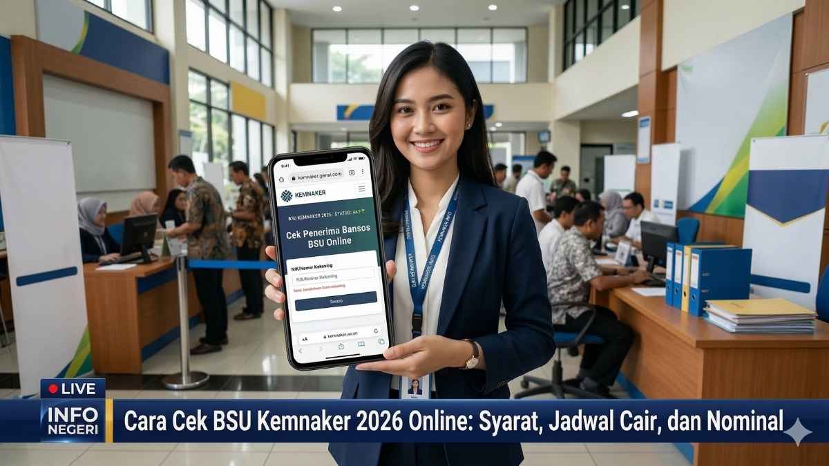 Cara Cek BSU Kemnaker 2026 Online: Syarat, Jadwal Cair, dan Nominal