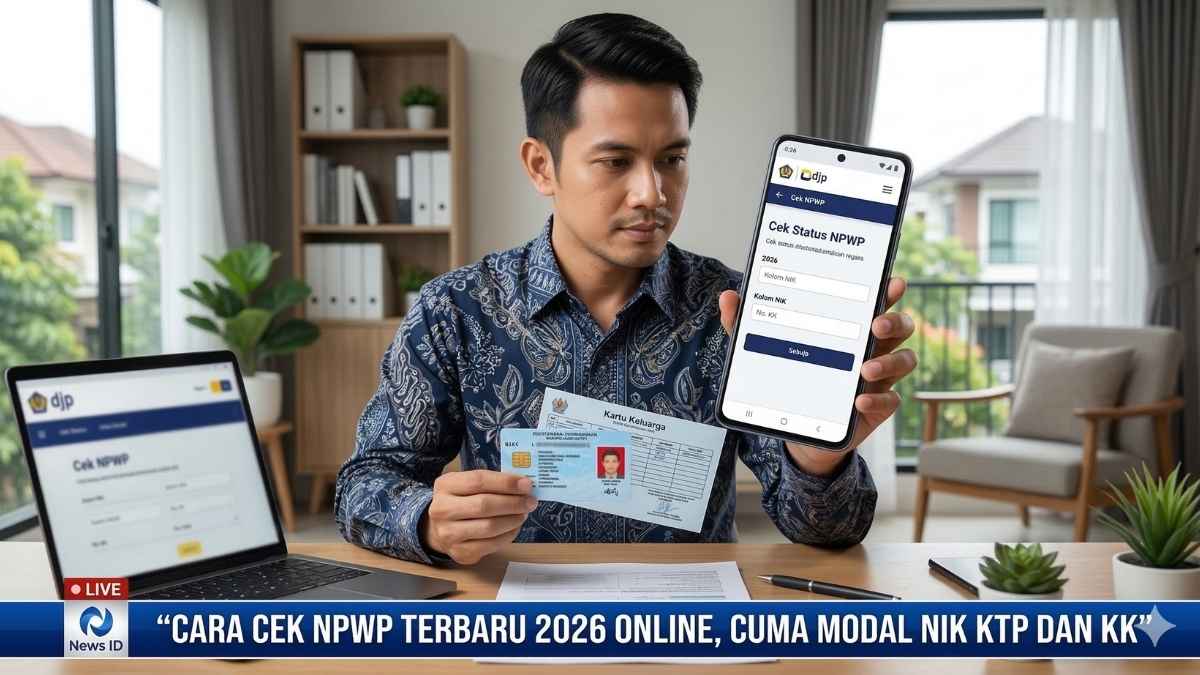 Cara Cek NPWP Terbaru 2026 Online, Cuma Modal NIK KTP dan KK