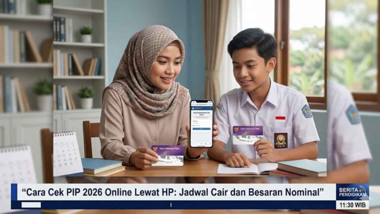 Cara Cek PIP 2026 Online Lewat HP Jadwal Cair dan Besaran Nominal