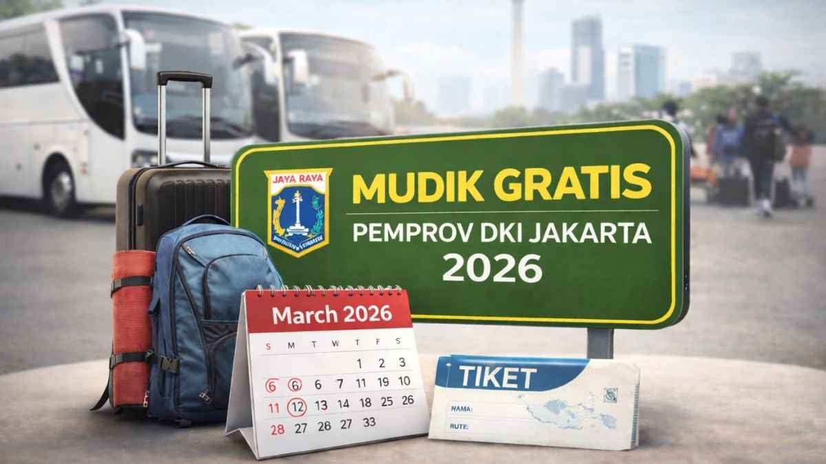 Cara Daftar Mudik Gratis Pemprov DKI Jakarta 2026, Cek Jadwal dan Rute