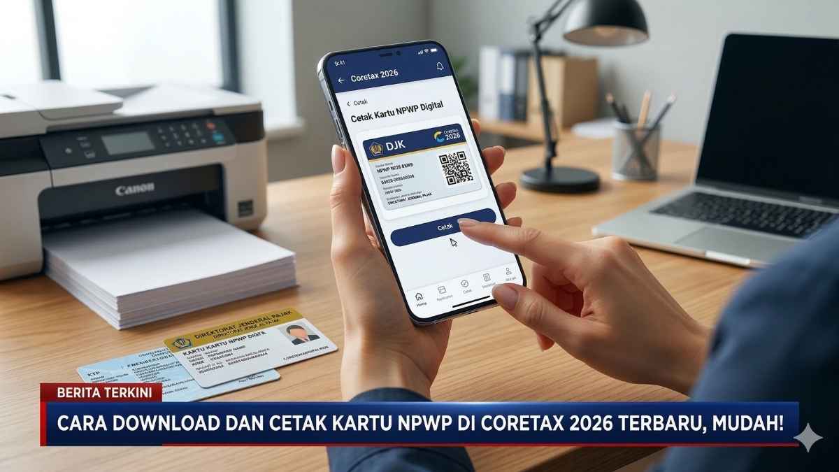 Cara Download dan Cetak Kartu NPWP di Coretax 2026 Terbaru, Mudah!