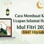 Cara Membuat Kartu Ucapan Selamat Hari Raya Idul Fitri 2026 1447 Hijriah