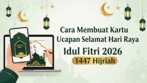 Cara Membuat Kartu Ucapan Selamat Hari Raya Idul Fitri 2026 1447 Hijriah