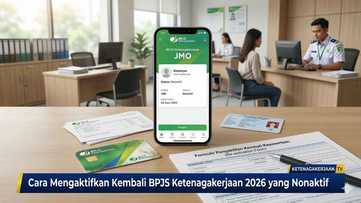 Cara Mengaktifkan Kembali BPJS Ketenagakerjaan 2026 yang Nonaktif