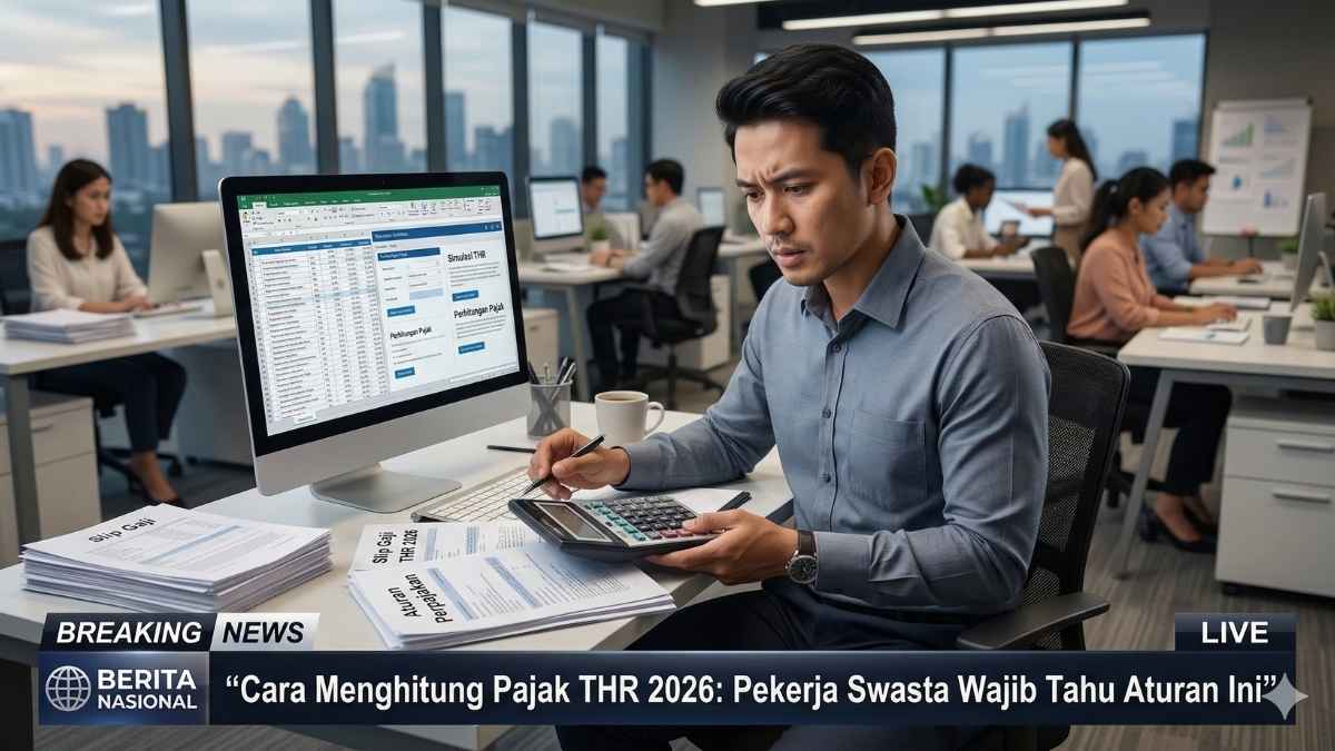 Cara Menghitung Pajak THR 2026: Pekerja Swasta Wajib Tahu Aturan Ini