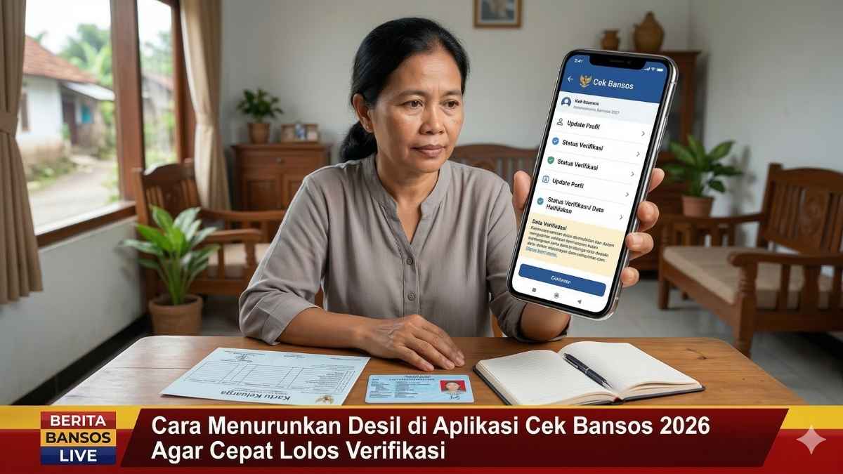 Cara Menurunkan Desil di Aplikasi Cek Bansos 2026 Agar Cepat Lolos Verifikasi