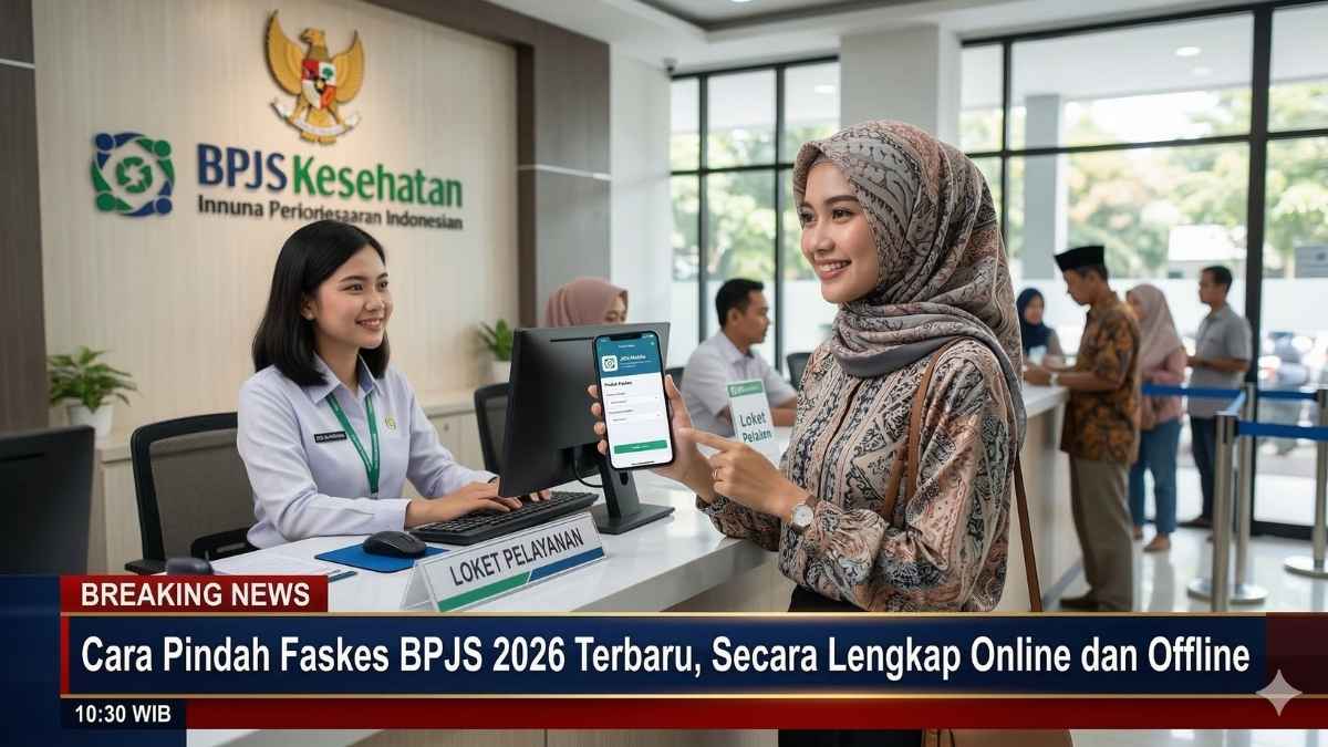 Cara Pindah Faskes BPJS 2026 Terbaru, Secara Lengkap Online dan Offline