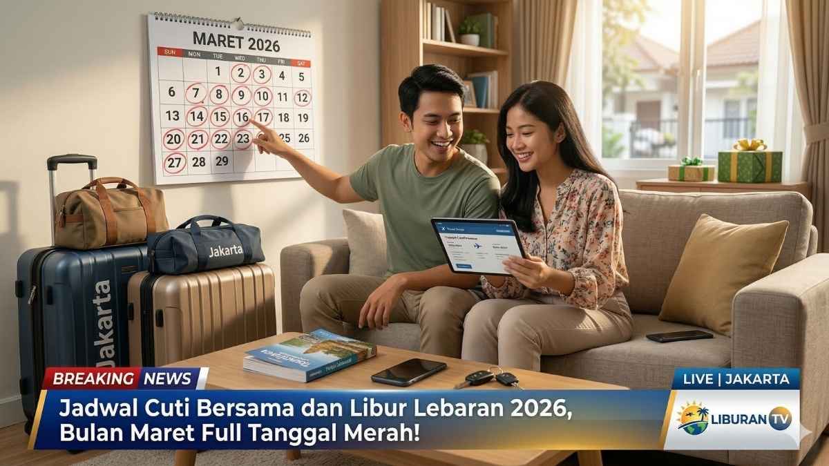 Jadwal Cuti Bersama dan Libur Lebaran 2026, Bulan Maret Full Tanggal Merah!