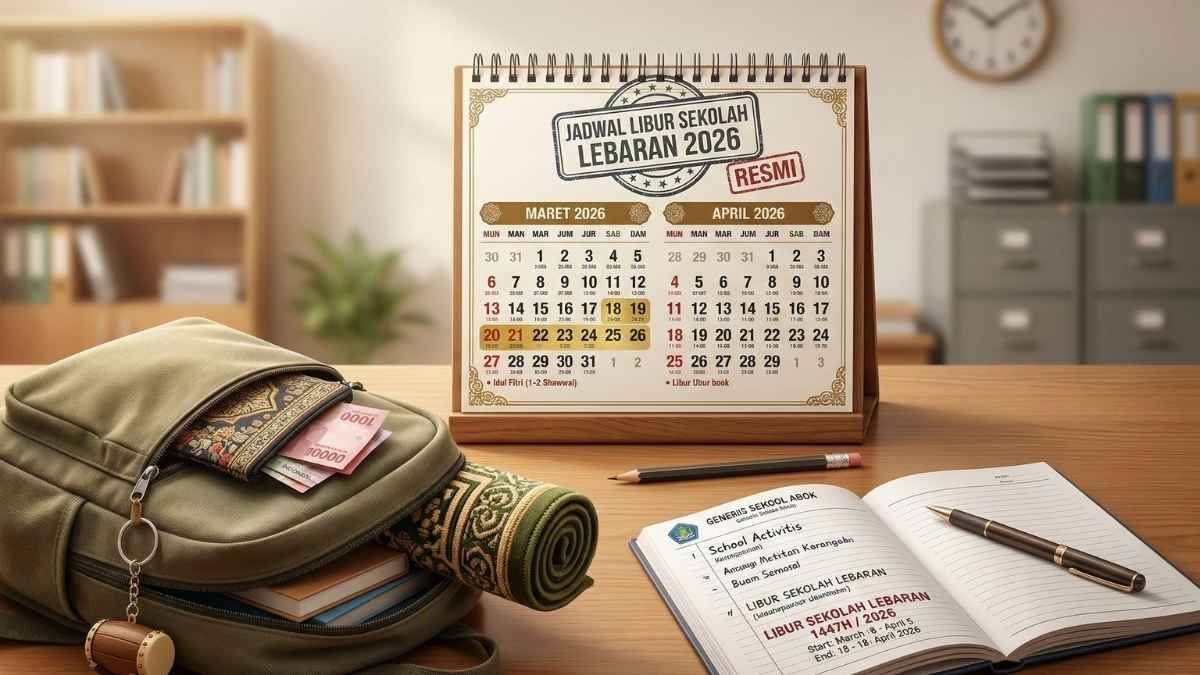 Jadwal Libur Sekolah Lebaran 2026 Resmi Keluar, Cek Tanggalnya Disini