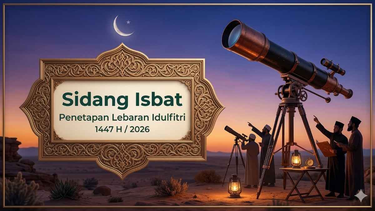 Kapan Sidang Isbat Idul Fitri 2026? Cek Jadwal Resmi Lebaran 1447 Hijriah