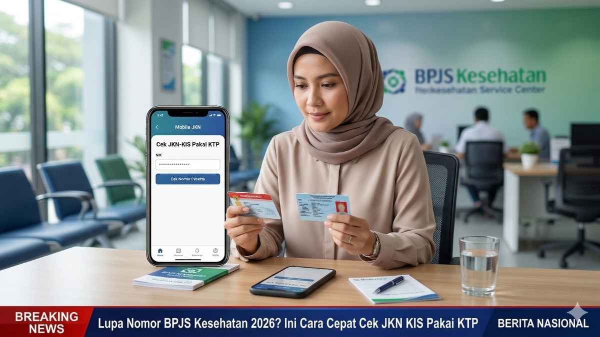 Lupa Nomor BPJS Kesehatan 2026? Ini Cara Cepat Cek JKN KIS Pakai KTP