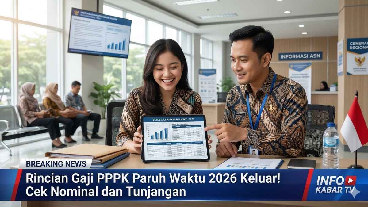 Rincian Gaji PPPK Paruh Waktu 2026 Keluar! Cek Nominal dan Tunjangan