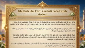 Teks Khutbah Idul Fitri 2026 (1447 Hijriah) Link Download PDF Gratis!