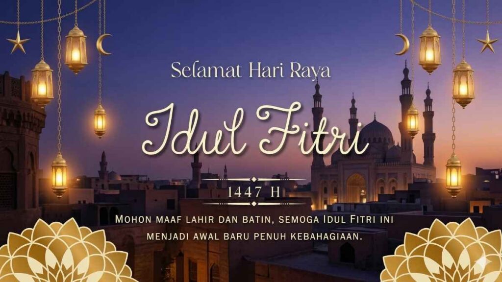 Ucapan Selamat Lebaran Hari Raya Idul Fitri 2026 1447 Hijriah Lengkap